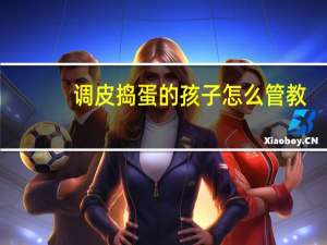 调皮捣蛋的孩子怎么管教