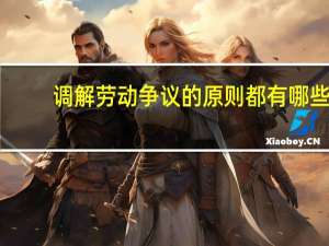 调解劳动争议的原则都有哪些