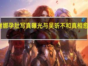 谢娜孕肚写真曝光 与吴昕不和真相愈演愈烈