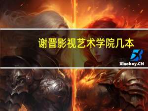 谢晋影视艺术学院几本