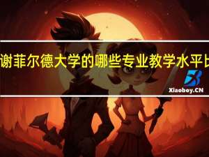 谢菲尔德大学的哪些专业教学水平比较高