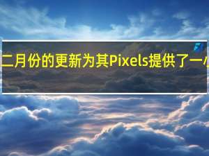 谷歌二月份的更新为其 Pixels 提供了一小部分修复