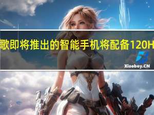 谷歌即将推出的智能手机将配备120Hz显示屏