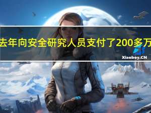 谷歌去年向安全研究人员支付了200多万美元