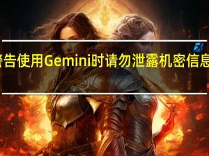 谷歌警告使用Gemini时请勿泄露机密信息或个人数据