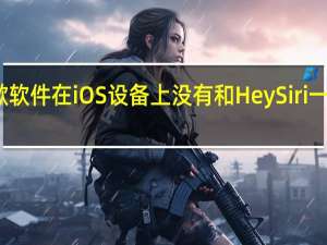 谷歌软件在iOS设备上没有和HeySiri一样的功能