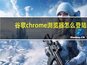 谷歌chrome浏览器怎么登陆