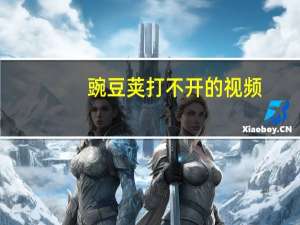 豌豆荚打不开的视频（豌豆荚打不开）