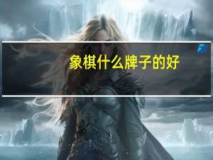 象棋什么牌子的好