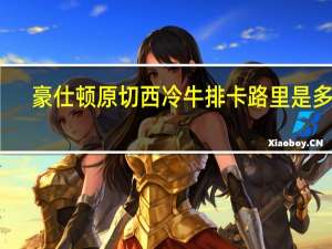 豪仕顿 原切西冷牛排卡路里是多少