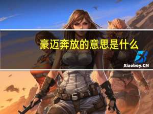 豪迈奔放的意思是什么