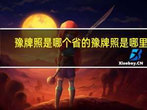豫牌照是哪个省的 豫牌照是哪里的