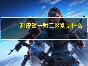 貂皮短一短二区别是什么