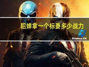 貂蝉拿一个标要多少战力