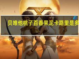 贝唯他 桃子百香果泥卡路里是多少