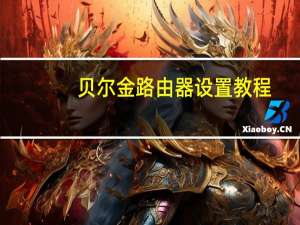 贝尔金路由器设置教程（贝尔金路由器设置）