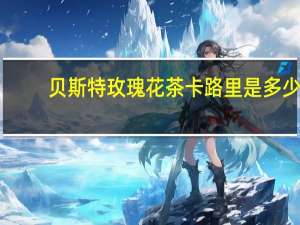 贝斯特 玫瑰花茶卡路里是多少