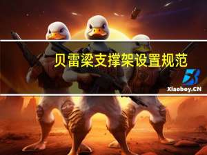 贝雷梁支撑架设置规范（贝雷梁支撑架规格）