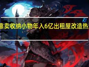 负二代靠卖收纳小物年入6亿 出租屋改造热潮背后的商机
