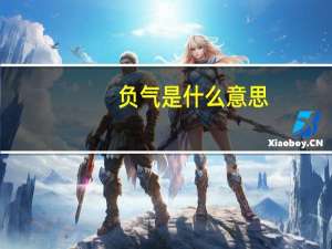 负气是什么意思