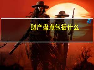 财产盘点包括什么