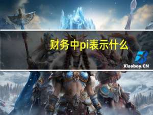 财务中pi表示什么