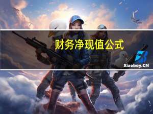 财务净现值公式