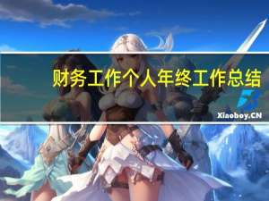 财务工作个人年终工作总结（个人年底工作总结）