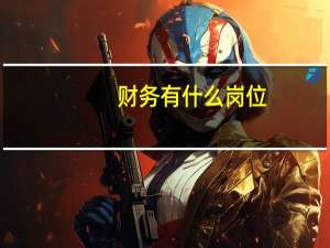 财务有什么岗位