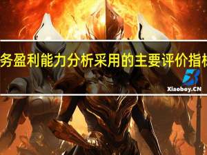 财务盈利能力分析采用的主要评价指标有哪些