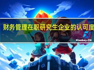 财务管理在职研究生企业的认可度高吗