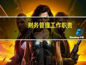 财务管理工作职责