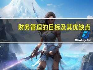 财务管理的目标及其优缺点