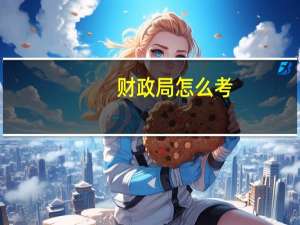财政局怎么考