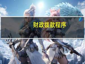 财政拨款程序