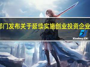 财政部、税务总局等四部门发布关于延续实施创业投资企业个人合伙人所得税政策的公告