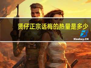 贤仔 正宗话梅的热量是多少