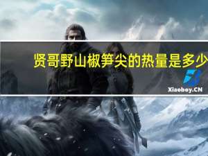 贤哥 野山椒笋尖的热量是多少