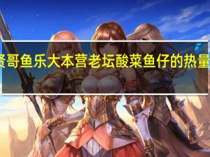 贤哥 鱼乐大本营老坛酸菜鱼仔的热量是多少