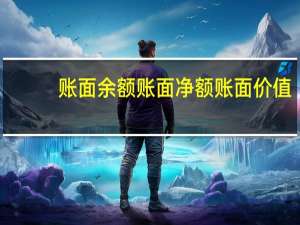 账面余额账面净额账面价值（账面价值账面余额账面净值的区别）