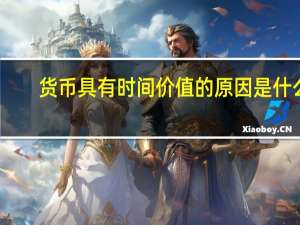 货币具有时间价值的原因是什么