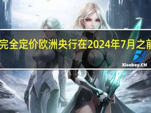 货币市场完全定价欧洲央行在2024年7月之前降息50个基点