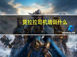 货拉拉司机培训什么
