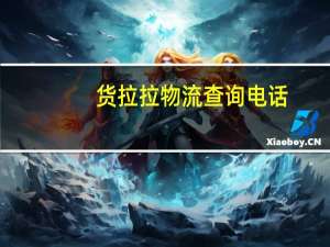 货拉拉物流查询电话（货拉拉物流查询）