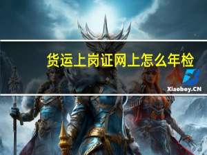 货运上岗证网上怎么年检