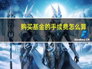 购买基金的手续费怎么算（购买基金手续费是怎么算的）