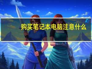 购买笔记本电脑注意什么（购买笔记本注意什么）