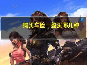 购买车险一般买哪几种（车险一般买哪几种?）