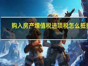 购入房产增值税进项税怎么抵扣