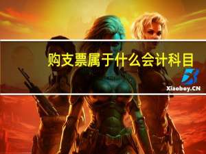购支票属于什么会计科目（购支票计入什么科目）